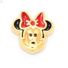 Hot selling mickey mouse locket floating charms,metal charms